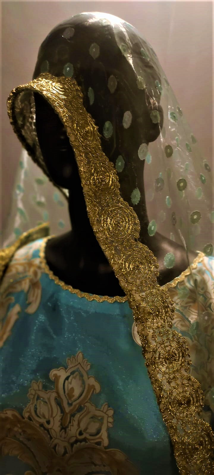 3 Piece Suit - Blue Colour - Organza SHIRT - SILK TROUSERS & Organza DUPATTA.