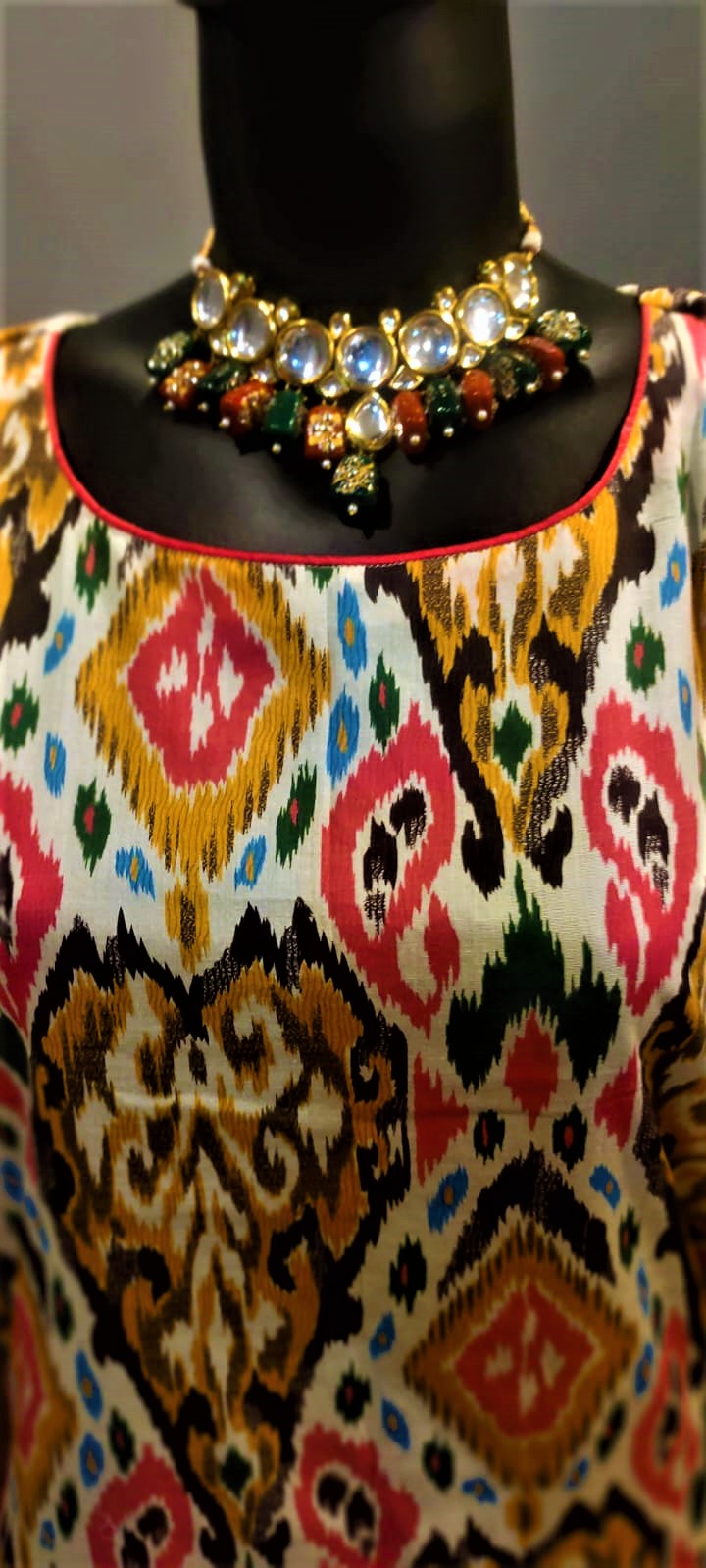 Ready to Wear- 2 Piece -Multi Colour Lawn , Embroidery Shirt with Lawn Plazo Trousers.