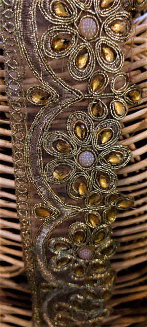 Golden with Stone Lace